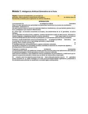 Conceptos Y Caracteristicas De La Ia Generativa