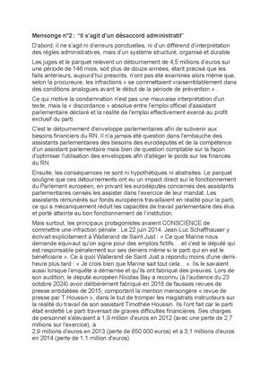 Mensonge N° 2