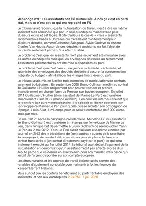 Mensonge N° 9