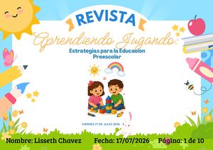 Revista De Preescolar