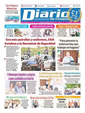 Portada, Martes 14 De Julio De 2026