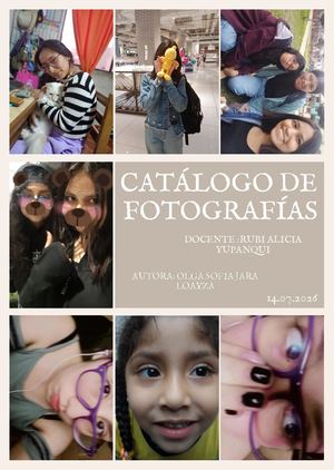 Catálogo de Fotografías