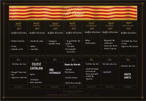Menu 13 Au 19 Juillet 2026