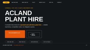 Acland Plant Hire Overview