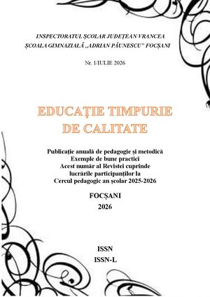 Educație timpurie de calitate