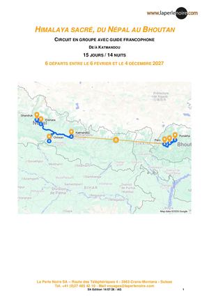Himalaya Sacré, Du Népal Au Bhoutan 2027