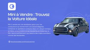 Mini à vendre : Comparez les meilleures offres disponibles