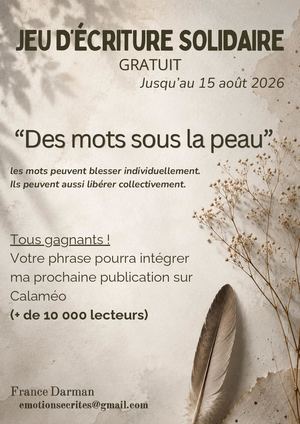 Jeu d’écriture solidaire - voir description