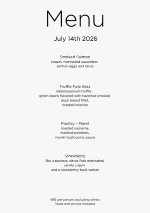 Menu Room July 14 2026