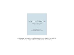 Alexander Zabolotny Portfolio 2026