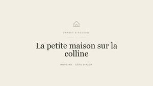 Carnet d'accueil