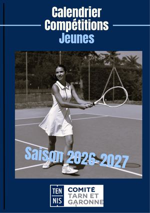 Calendrier Compétition Jeunes 2026 2027