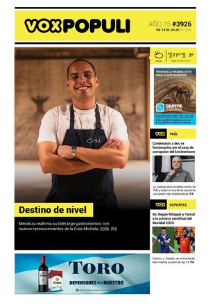 Tapa Vox Martes 14 07 2026