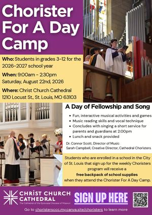 Chorister For A Day Camp