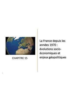 CHAPITRE 15 COMPLET