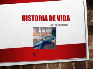 ENTREVISTA AL SEÑOR FRETES ANTONIO.