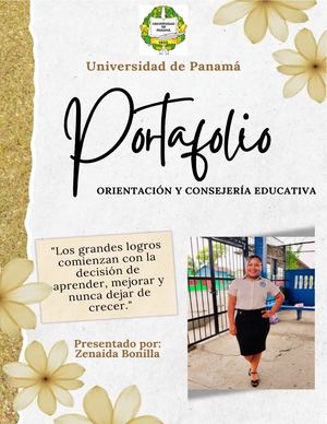 Portafolio Digital De Orientacion Y Consejeria Educativa