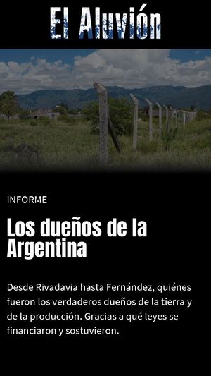 Informe Duenos De La Argentina