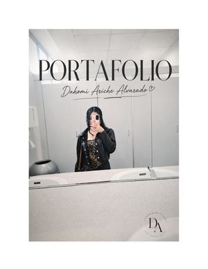Dahomi Ariche Portafolio Final