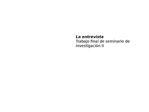 La Entrevista El Libro Digital