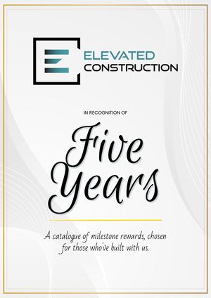Five Year Milestone Rewards