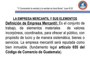 Clase 2 La Empresa Mercantil