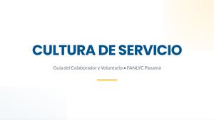 Manual De Cultura De Servicio Fanlyc