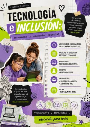 Revista Digital - Tecnología e Inclusión