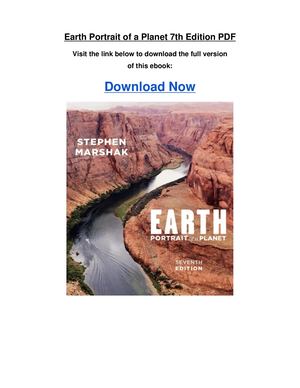 Earth Portrait Of A Planet 7th Edition Pdf