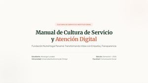 Manual De Cultura De Servicio