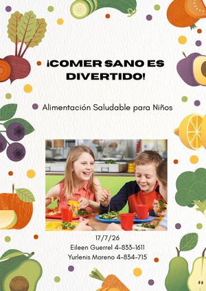 Alimentación Saludable para Niños