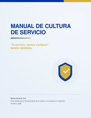 Manual Cultura Servicio Banco General