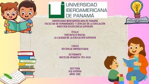 La Calidad De La Educación Superior