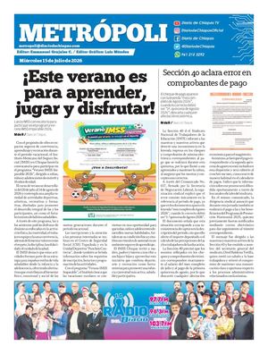 Metropoli Miércoles 15 De Julio 2026