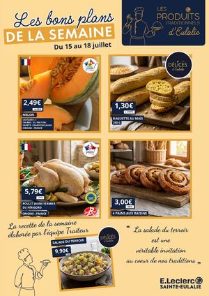 Délices d'Eulalie du 15 au 18 juillet