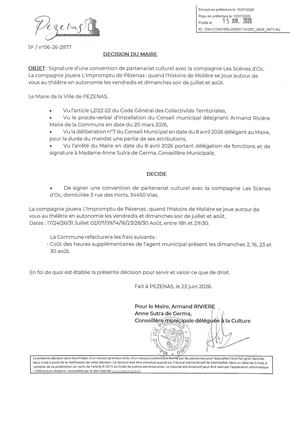 Décisions 15 07 2026