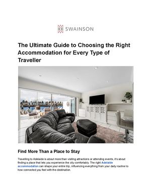The Ultimate Guide To Choosing The Right Accommodation For Every Type Of Traveller