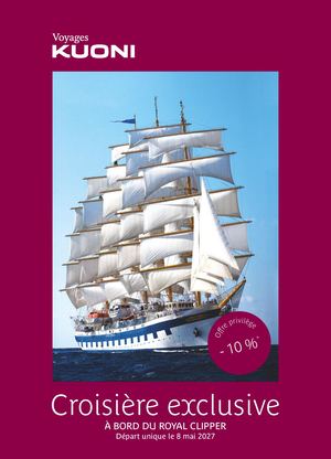 Croisière exclusive Kuoni à bord du Royal Clipper