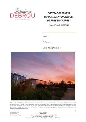 Contrat De Séjour V10 24 06 2026