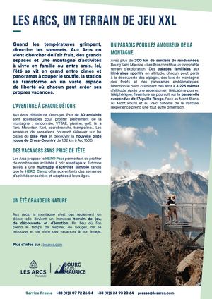 Les Arcs Un Terrain De Jeu Xxl