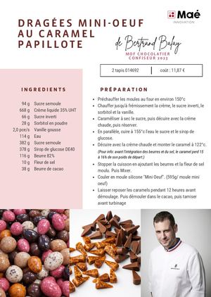 Recettes Mini Oeufs par Bertrand Balay _ Maé Innovation