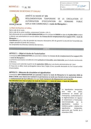 101 Seri Signalisation Rte Blanquine Pref