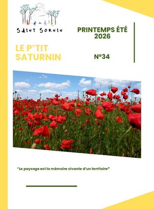Le P'tit Saturnin Printemps Eté 2026