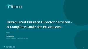 Outsourced Finance Director Services – A Complete Guide for UK Businesses | Ratiobox