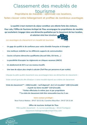 Procédure Et Avantages Du Classement