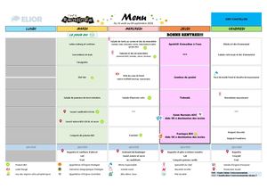 Menus septembre octobre 2026