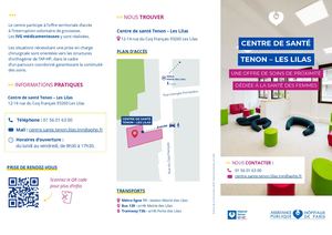 Flyer Centre Tenon Les Lilas