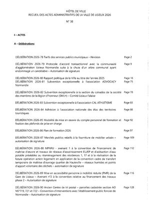 Recueil N° 38