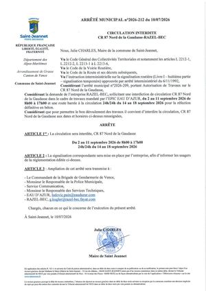 Am N°2026 212 Cr 87 Nord De La Gaudasse Razel Bec Eau D'azur