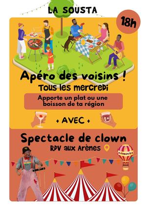 Apéro Des Voisins + Cirque